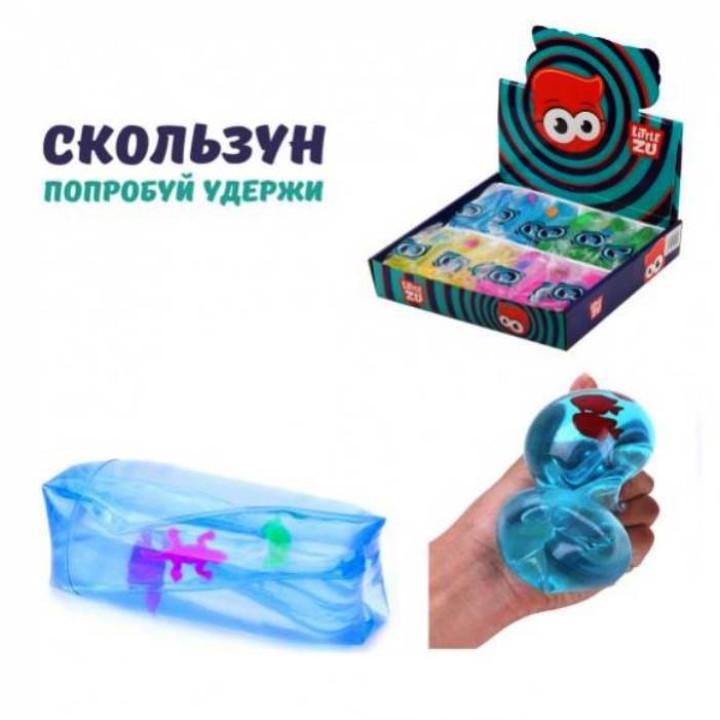 Little Zu. Приколю-ха-ха. "Скользун. Попробуй удержи" цвета в ассорт. арт.90099