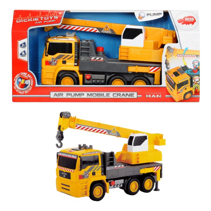 Dickie toys.Машинка с краном "AirPump" 31см арт.3806003029