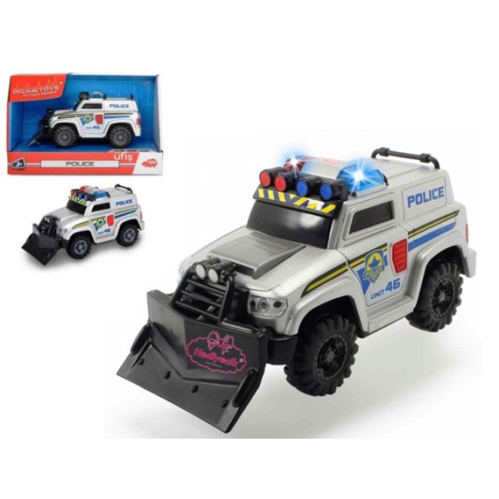 Dickie toys.Полицейская машинка со светом и звуком 15см арт.3302001