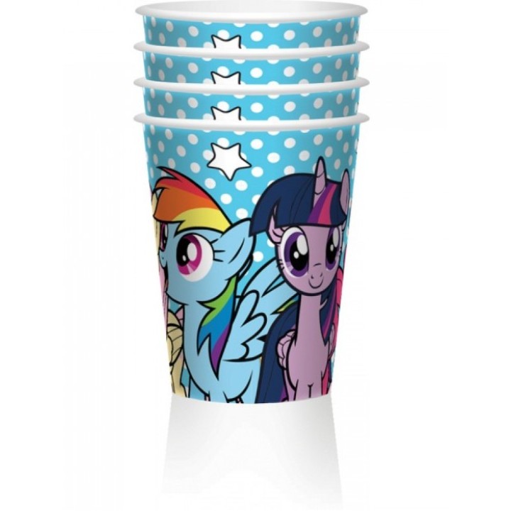 EstaBella. My Little Pony Набор стаканов для праздника "Вместе веселее" 4шт. арт.65714