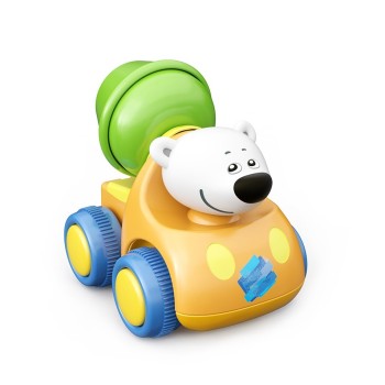 Gulliver.МиМиМишки машинка "Тучка Бетономешалка" 9 см арт.BBC045B