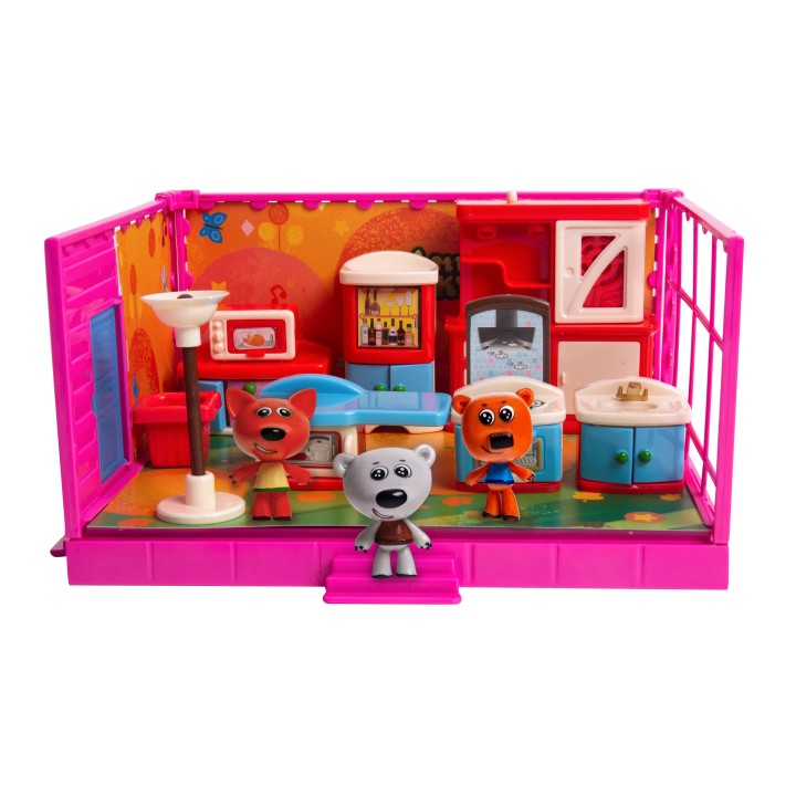 Gulliver.МиМиМишки набор кухня "Кеша, Тучка и Лисичка" 12 дет. интерьера арт.BBPS037BBF