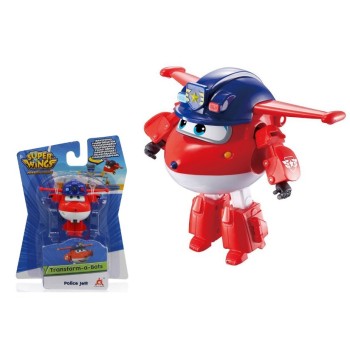 Gulliver.Super Wings мини-трансформер "Джетт" (команда Полиции) арт.EU730031