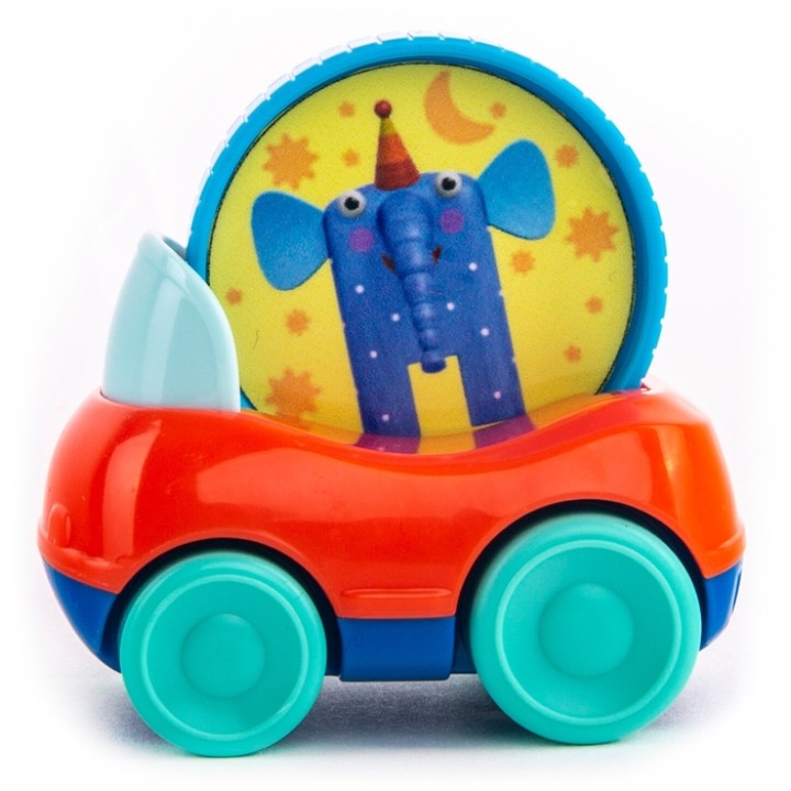 Gulliver.Машинка "Слон Ду-Ду" с кругом арт.18WMN05
