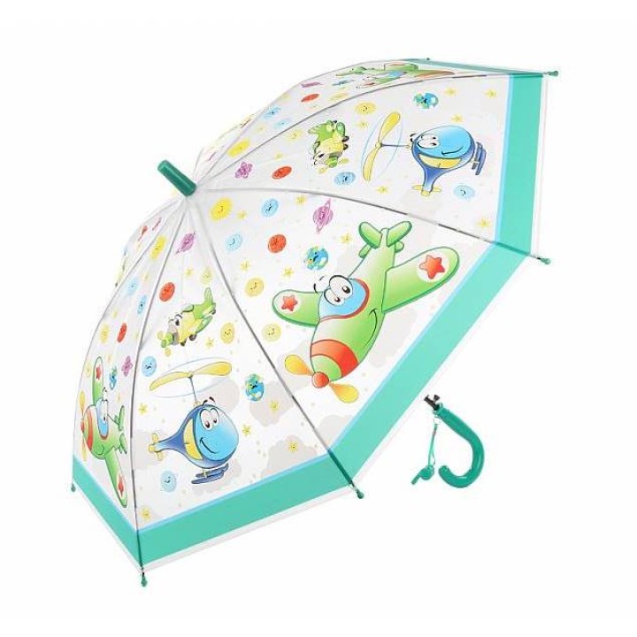 Amico. Детский зонтик "Самолётики" длина 66 см, диам.79 см арт.112228