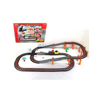 Железная дорога эл. "Останови крушение" 1 перекресток, 2-х ярусная, арт.47771