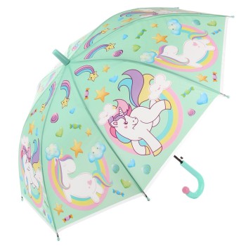 Amico. Детский зонтик "Единорог" длина 66 см, диам.79 см арт.112222