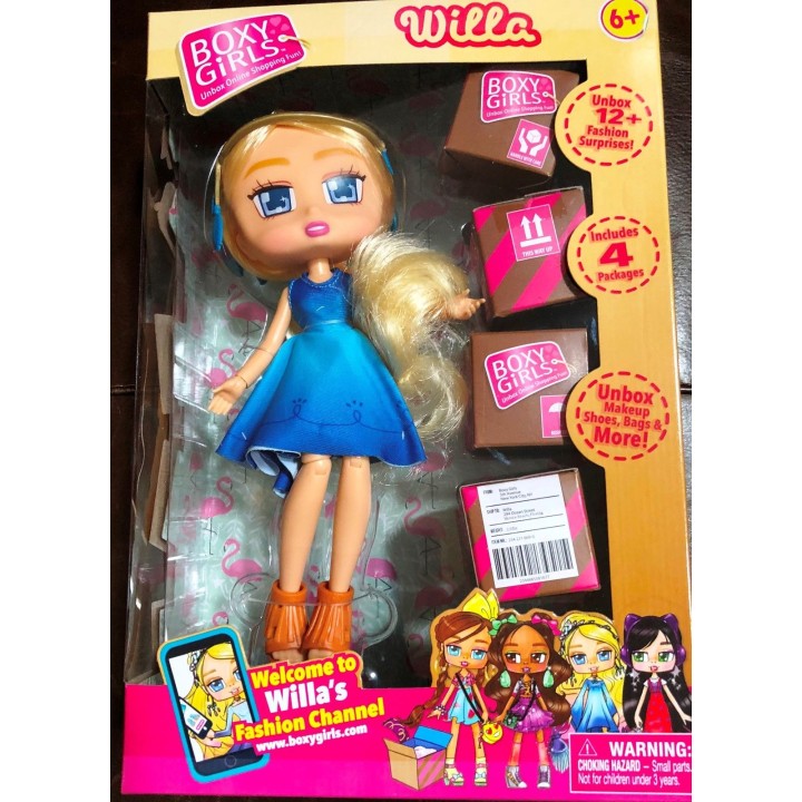 Кукла "Boxy Girls Willa" 20 см. с аксессуарами в 4-х коробочках арт.Т15107