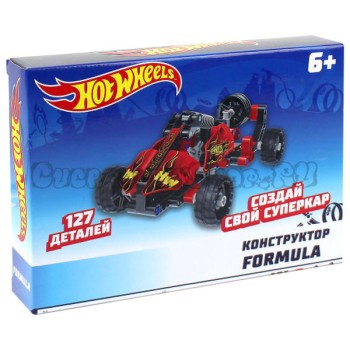 Hot Wheels. Конструктор "Formula" (127 деталей) арт.Т15402