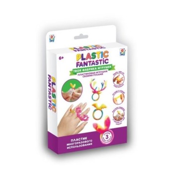 Plastic Fantastic. Набор "Кольца" (оленёнок, кролик, летучая мышь) в кор. 20х13х3 см арт.Т20213