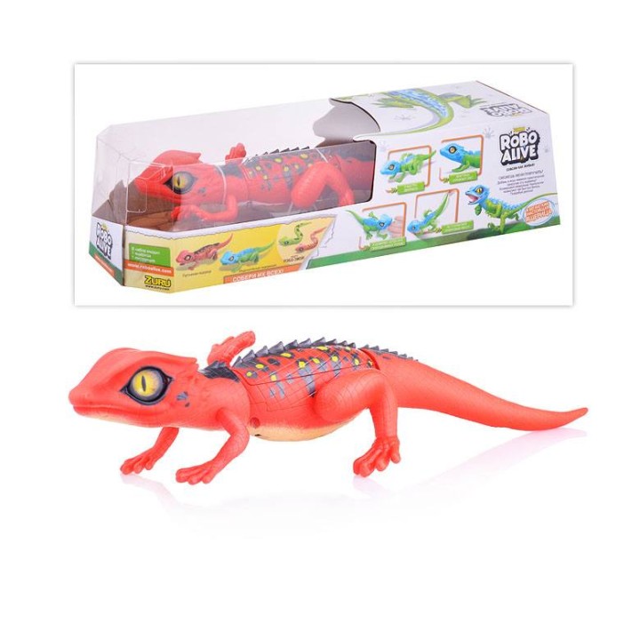 RoboAlive. Робо-ящерица (Красная), 2 *1,5vAA бат (в компл не входят) 40*13*10см арт.Т10994