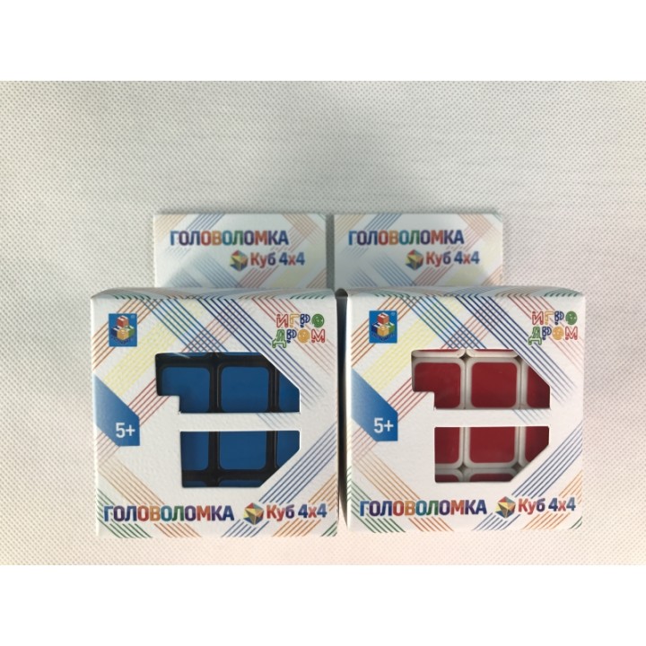 Головоломка "Куб 4х4", 6 см, в коробке арт.Т14219 6,5х6,5х10 см (аналог кубика Рубика)
