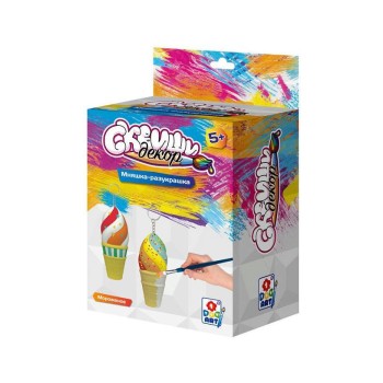 Сквиши декор. Набор для детского творчества "Мороженое" 12х8х16 см в кор. арт.Т15686