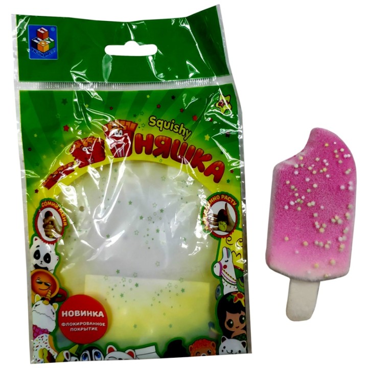 Сквиши. Мммняшка squishy арт.Т16202 "Мороженое эскимо" 15гр, 11х4 см