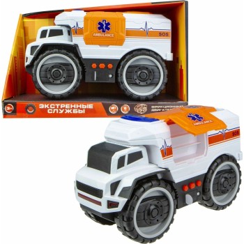 Экстренные службы. Грузовик "Черезвыч. ситуаций" (20 см, свет, звук, коробка) арт.Т16946