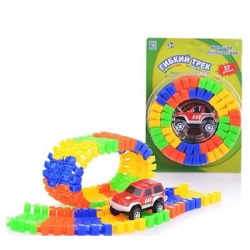 Гибкий трек Т10198 "Большое путешествие" 25 дет.,машинка 11,5*15*8 см.