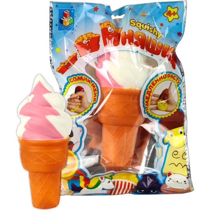Сквиши. Мммняшка squishy арт.Т12317 "Мороженое"