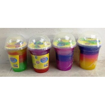Слайм тайм. "Bubble gum" слайм 3-х цветный, 11,5х7,5см, 150гр, в д/б арт.Т17138