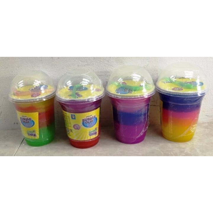 Слайм тайм. "Bubble gum" слайм 3-х цветный, 11,5х7,5см, 150гр, в д/б арт.Т17138