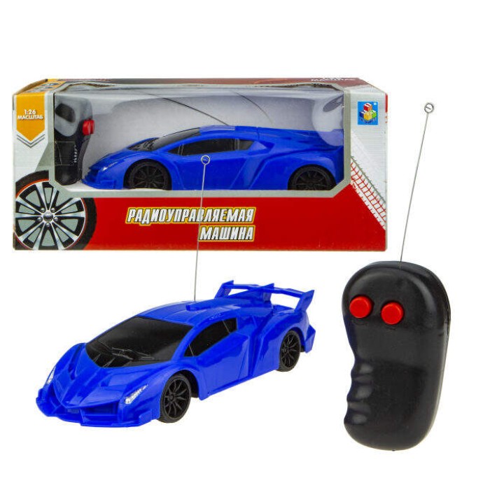 Спортавто. Машина на р/у 1:26 17 см, на батарейках, 2 канала арт.Т13824