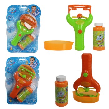 Мы-шарики.Т15043 Мыльные пузыри "Пузырьки в пузыре" с игрушкой для пускания пузырей на бат.