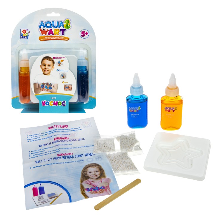 Aqua Art. Набор "Космос" (1форм., 2 краски по 50 мл) в блист. арт.Т20073