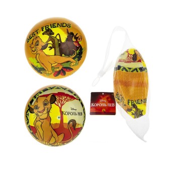 Мяч "Disney Король Лев" ПВХ, полноцветн, 23 см, в сетке арт.Т17403
