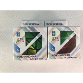 Головоломка "Пирамида", 8 см, в коробке арт.Т14210 8,5х9х11 см