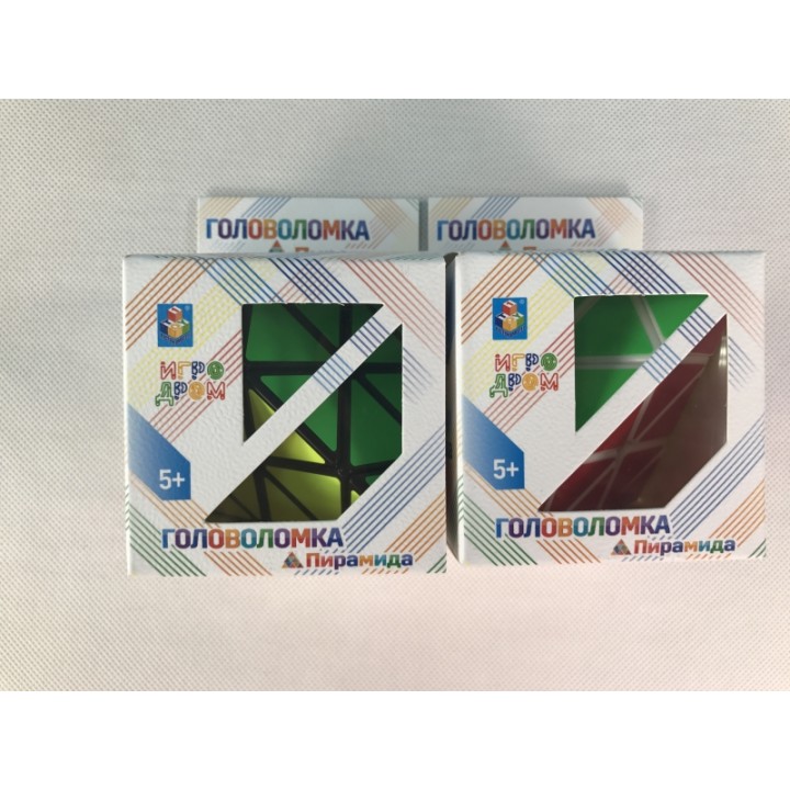 Головоломка "Пирамида", 8 см, в коробке арт.Т14210 8,5х9х11 см