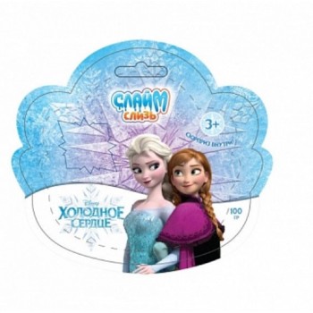 Смайл. Слизь "Холодное сердце" в пакете с европодвесом 100 гр, арт.Т16255