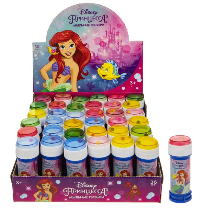 Мыльные пузыри арт.Т19936 "Disney Русалочка" 50 мл,/36