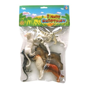 В мире животных.50465/50537 Набор "Животные" 6 шт.