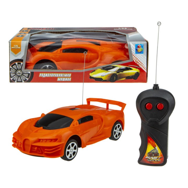Спортавто. Машина на р/у 1:26 17 см, на батарейках, арт.Т13817