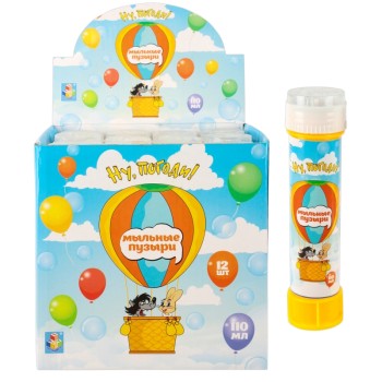 Мыльные пузыри арт.Т11535 "Ну, погоди!" бут. 110мл (поштучно) /12