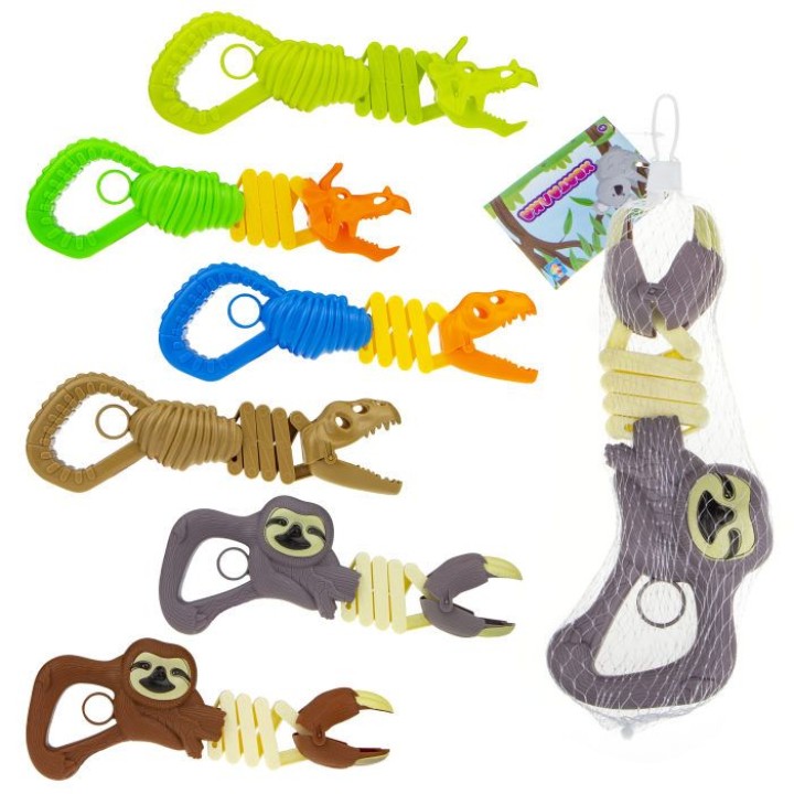 Хваталка в виде головы животного 20 см. (6 видов в ассорт) в сетке арт.Т17624