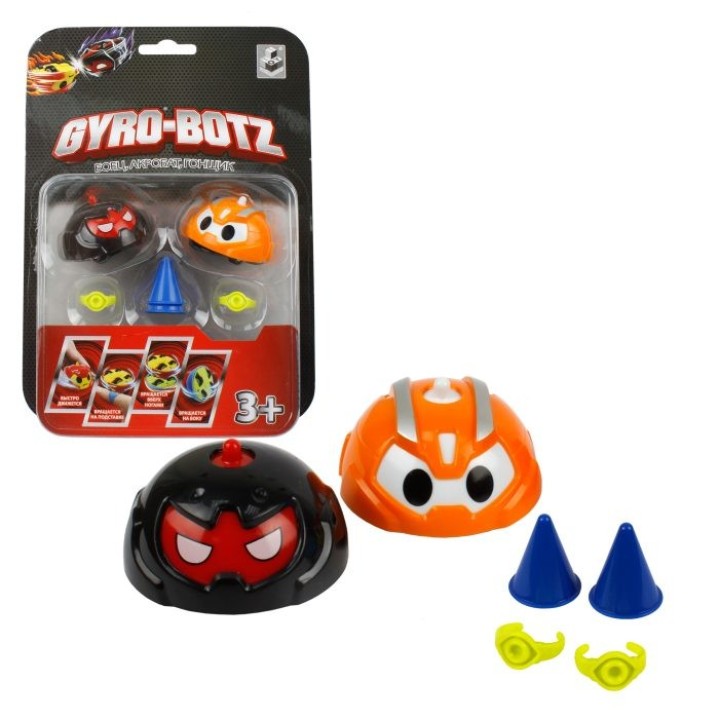Gyro-Botz Инерционная игрушка волчок 2 шт., 4 аксесс. блистер арт.Т13537