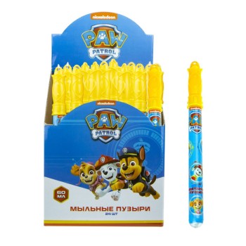 Мыльные пузыри арт.Т17292 "Щенячий патруль" колба в термоплёнке, 60 мл.