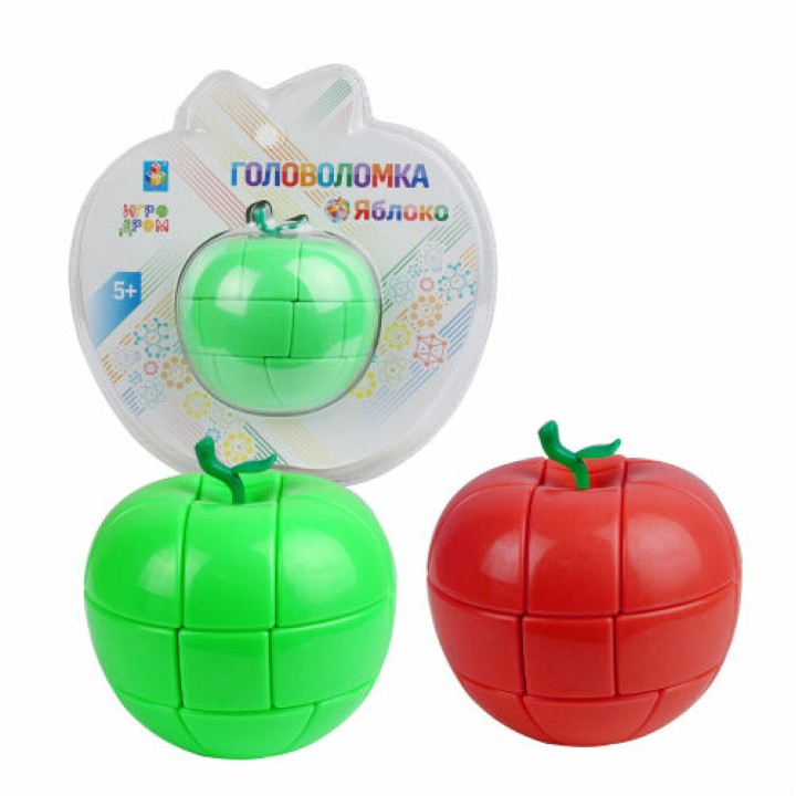 Головоломка "Яблоко" 8см, блистер 16,5х17см арт.Т14212