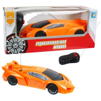 Спортавто. Машина на р/у 1:24 20 см, на батарейках 4 канала арт.Т13839