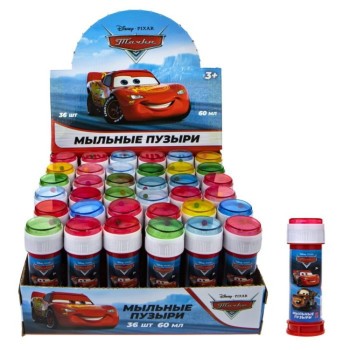 Мыльные пузыри арт.Т22257 "Тачки" 60 мл, (поштучно) /36
