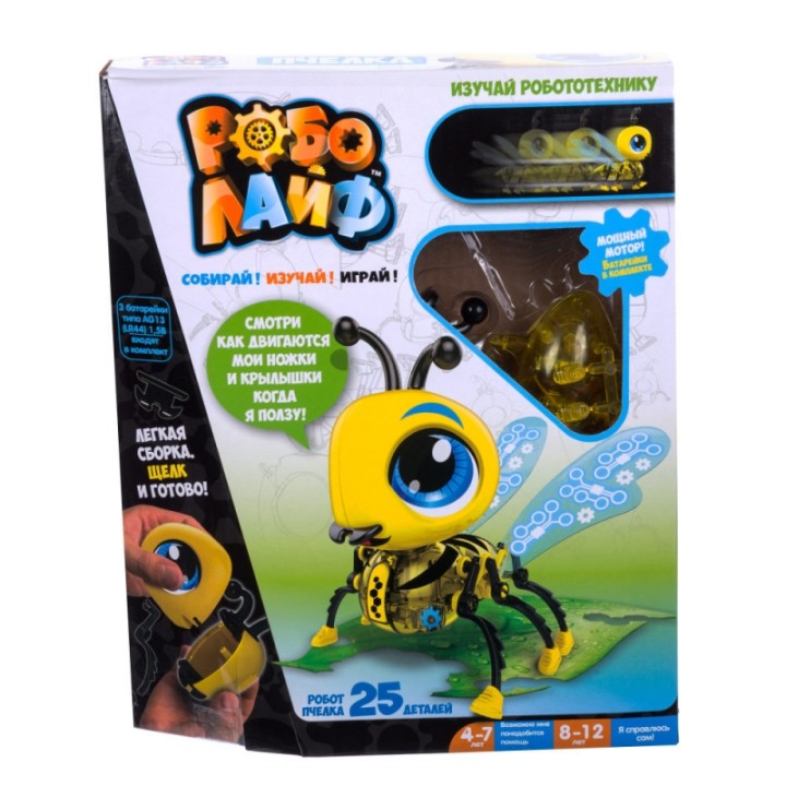 RoboLife. Пчелка (модель для сборки) арт.Т16238 (20х25х4)