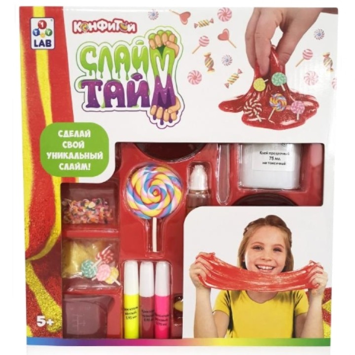 Слайм тайм. Набор "Конфитой" в больш. кор. с окном 30,5х26,5х4,5 см арт.Т16623