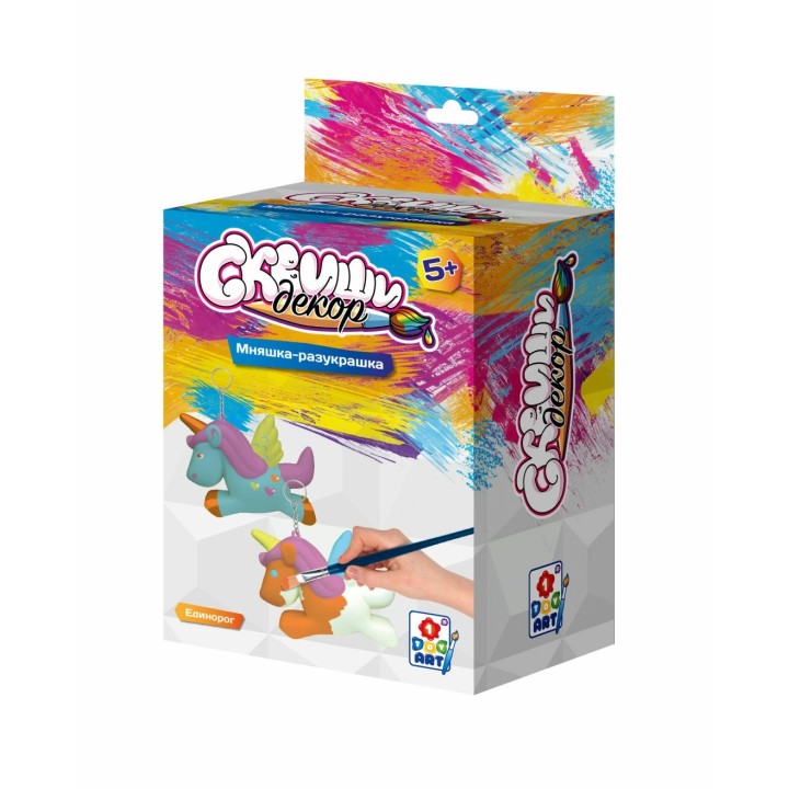 Сквиши декор. Набор для детского творчества "Единорог" 12х8х16 см в кор. арт.Т15687
