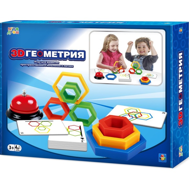 Игродром. Настольная игра "3D Геометрия" арт.Т16697