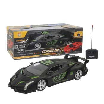 Драйв.Т13856 Машина на р/у 1:16 27 см, 4 канала, 27 МГц со световыми эффектами