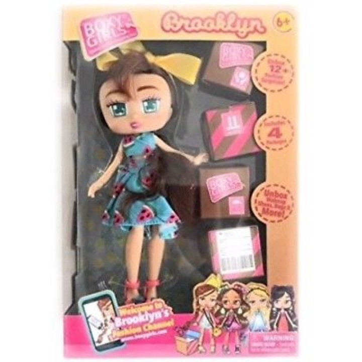 Кукла "Boxy Girls Brooklyn" 20 см. с аксессуарами в 4-х коробочках арт.Т15108