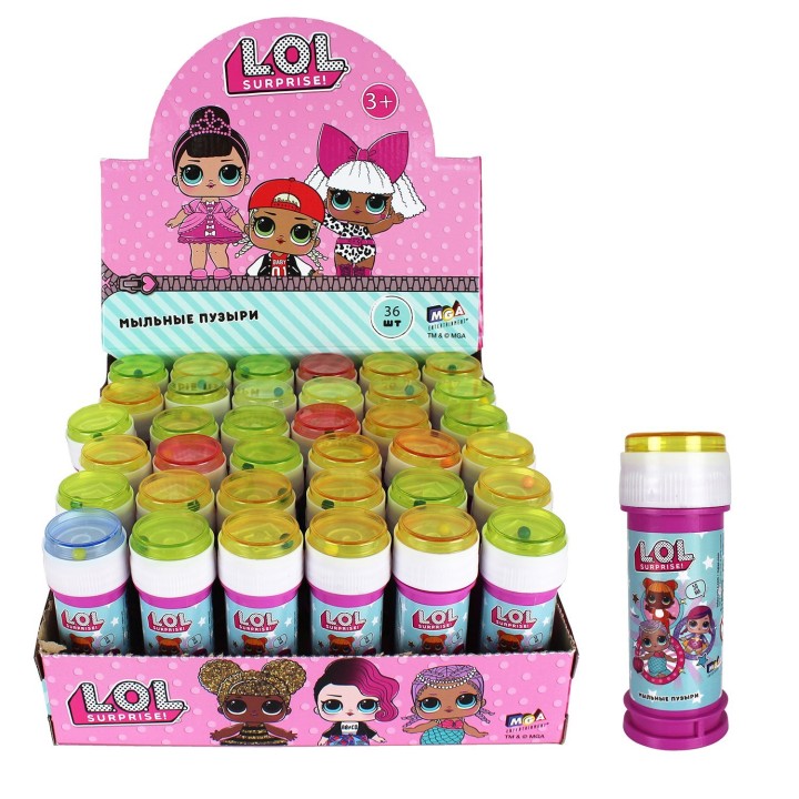 Мыльные пузыри арт.Т15018 "LOL" 50мл, в д./б.