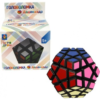 Головоломка "Додекаэдр" 8 см, коробка 8х8х10,5 см арт.Т14220
