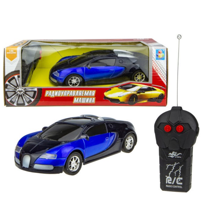 Спортавто. Машина на р/у 1:24 20 см, на батарейках, 2 канала арт.Т13793