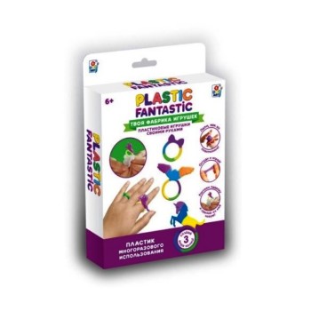 Plastic Fantastic. Набор "Кольца" (единорог, орёл, котёнок) в кор. 20х13х3 см арт.Т20212